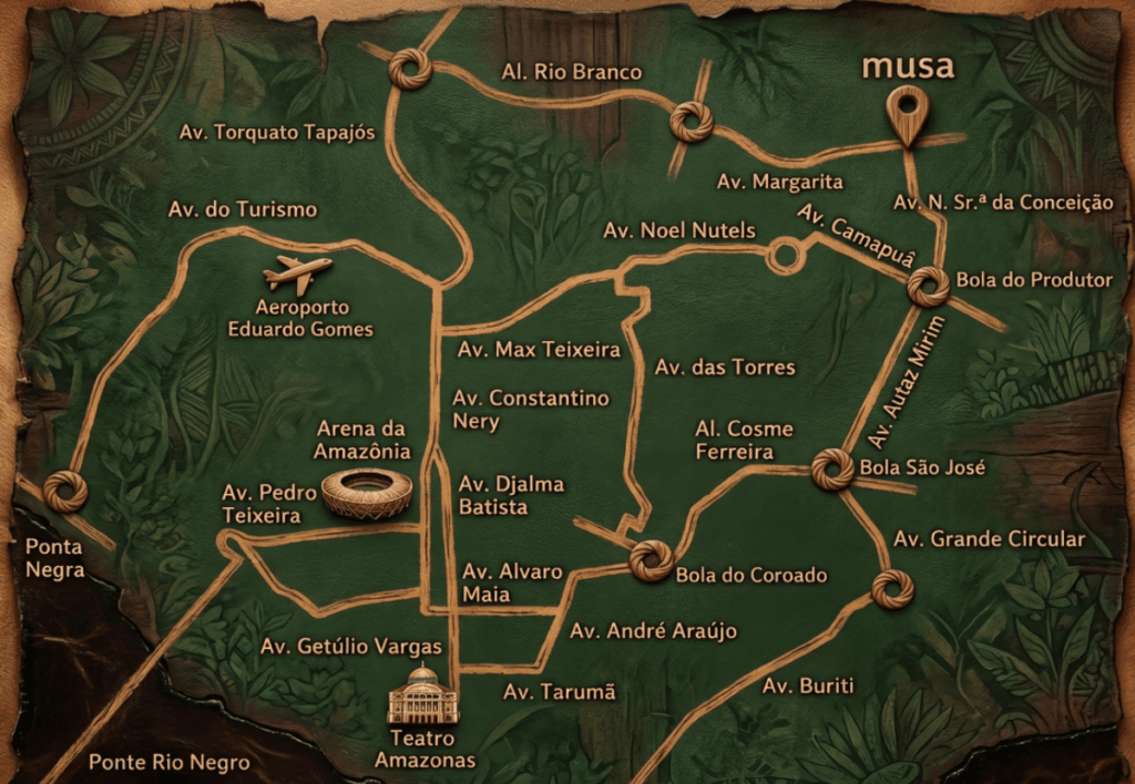 musa museu manaus localização